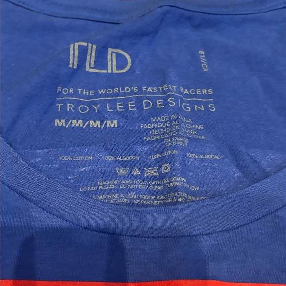 Women’s Yamaha Troy Lee Designs Blue Graphic T-Shirt size medium - Picture 2 of 4